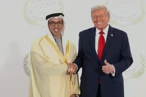 😁特朗普会面曼城老板曼苏尔：非常多的现金，无限的现金💰️